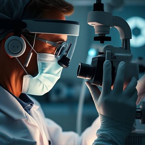 State-of-the-art diagnostic equipment being used by a technician